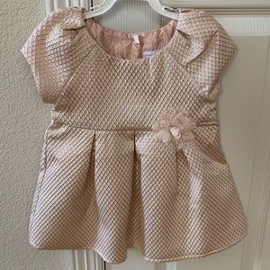Stunning Rose gold nwot 12-18 month dress